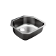 9 X 21 X 23-1/4 in. Single Bowl Stainless Steel Undermount Kitchen Sink Bisman-BRUS307-1 9 X 21 X 23-1/4 in. Single Bowl Stainless Steel Undermount Kitchen Sink Bisman-BRUS307-1