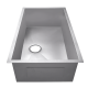 9 X 30 X 18 in. Handmade Single Bowl UM Square SS Kitchen Sink Bisman-BM30189 9 X 30 X 18 in. Handmade Single Bowl UM Square SS Kitchen Sink Bisman-BM30189