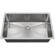 9 X 30 X 18 in. Handmade Single Bowl UM Square SS Kitchen Sink Bisman-BM30189 9 X 30 X 18 in. Handmade Single Bowl UM Square SS Kitchen Sink Bisman-BM30189