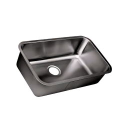 9 X 30 X 18 in. Single Bowl UM Stainless Steel Kitchen Sink Bisman-BMUS401