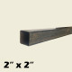 2 in. x 2 in. Hollow Section Metal Carisol-Hardware HSM 2 x 2 x 20 - 12 Gauge - per ft.