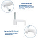 2.5 mm Cable Clip Flat White Carisol-Hardware CCFW 100 per 1 2.5 mm Cable Clip Flat White Carisol-Hardware CCFW 100 per 1