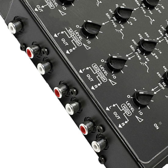 4 way Car Audio Electronic Crossover Tarafonics-TF-ATT-TOURNAMENT-CXR