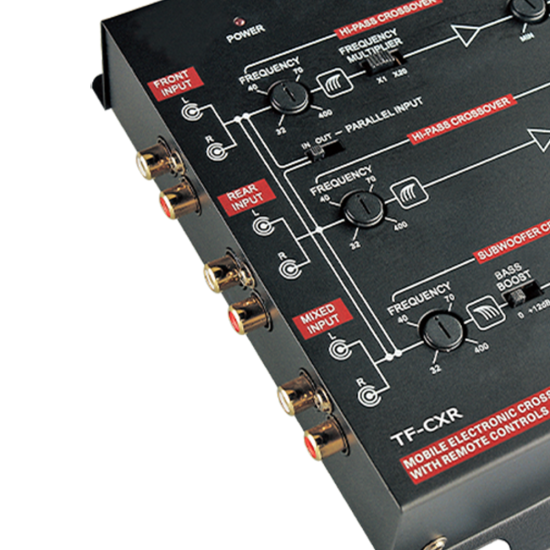 4 way Car Audio Electronic Crossover Tarafonics-TF-KLARION-CXR-CAR