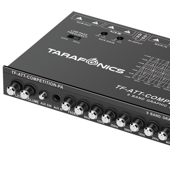 9 band Competition Pre Amplifier Tarafonics-TF-ATT-COMPETITION-PA