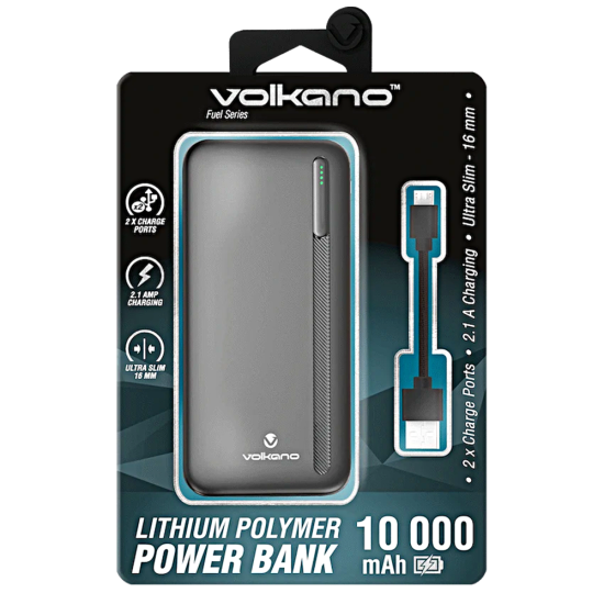  10000 MAH  POWERBANK Volkano-VK9014-BKVI