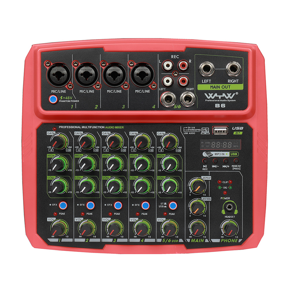 06 CH Mini Size Sound Equipment SOUNDBLAST-SB-B6-MINI-MIXER|Carisol ...