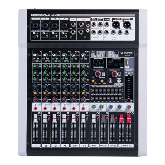 08 CH SOUND BLAST MIXER SOUNDBLAST-SB-8-RED-VELVET-MIX-8-DUAL-OUTPUT 08 CH SOUND BLAST MIXER SOUNDBLAST-SB-8-RED-VELVET-MIX-8-DUAL-OUTPUT
