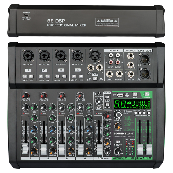 08 CH SOUND BLAST MIXER SOUNDBLAST-SB-BRIGHTEST-MIXER 08 CH SOUND BLAST MIXER SOUNDBLAST-SB-BRIGHTEST-MIXER