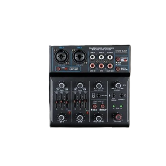 2 CH Mini Size Sound Equipment SOUNDBLAST-SB-STARTER-MIXER