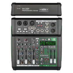 4 CH Professional audio Mixer SOUNDBLAST-SB-BRIGHT-MIXER 4 CH Professional audio Mixer SOUNDBLAST-SB-BRIGHT-MIXER
