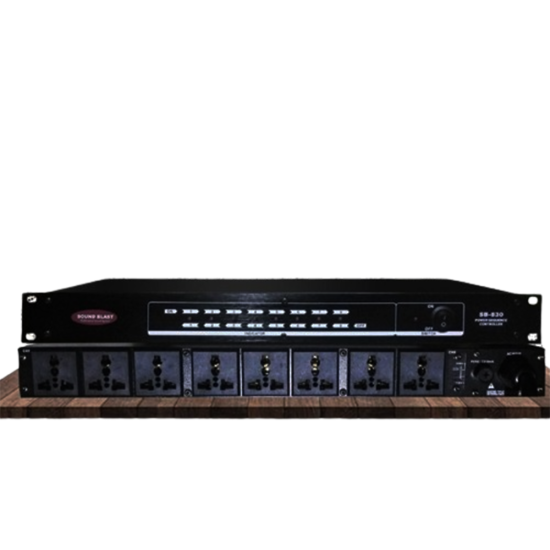 8 CH POWER SEQUENCE CONTROLLER SOUNDBLAST-SB-830