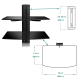 16 in. Double DVD Shelf Imperial-IMP-DOUBLE-DVD-SHELF 16 in. Double DVD Shelf Imperial-IMP-DOUBLE-DVD-SHELF