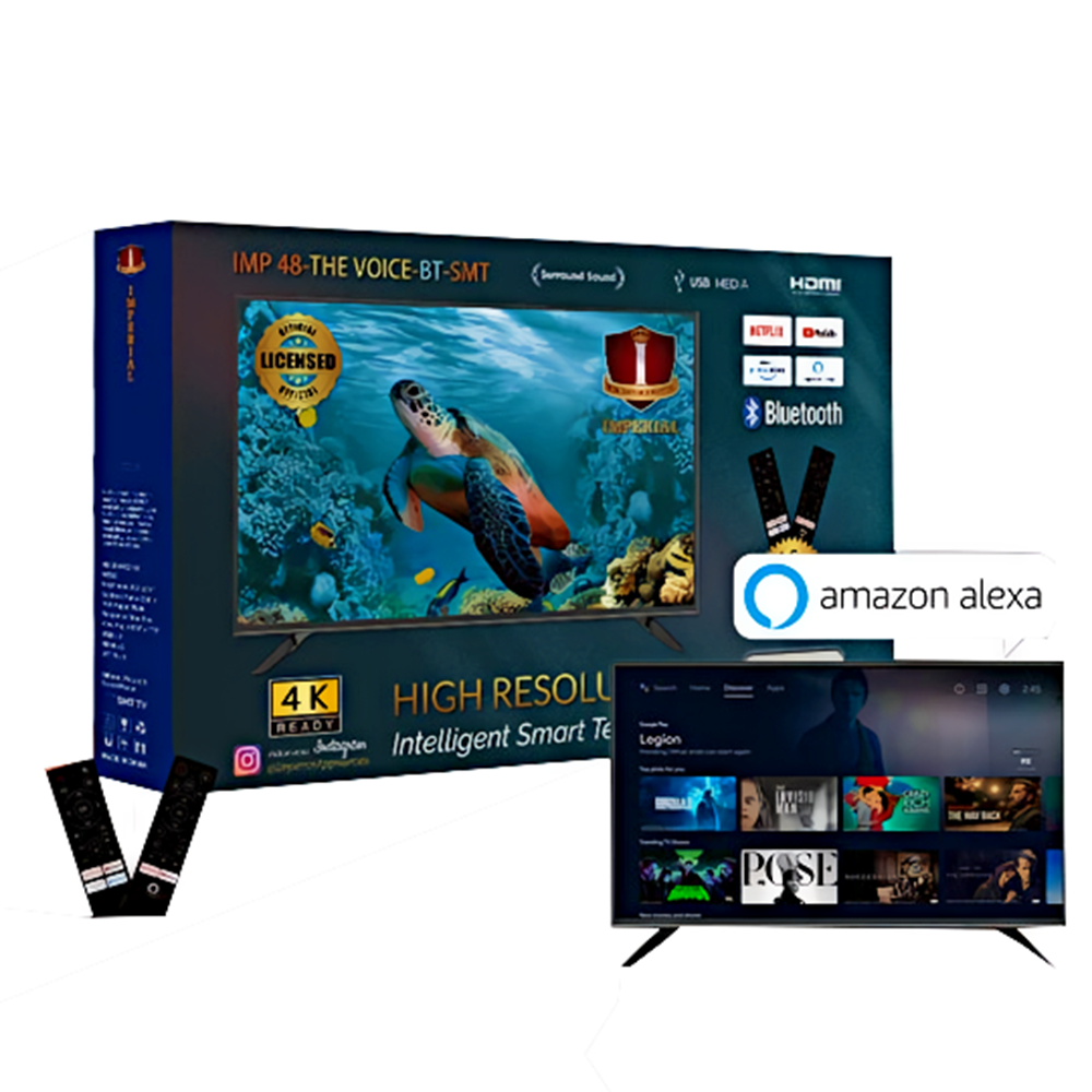 43 in. 4K Smart TV Imperial-IMP48-THE-VOICE-BT-SMT|Carisol[Jamaica