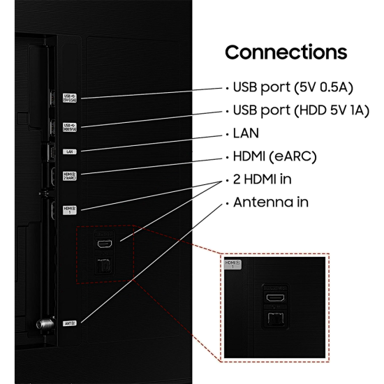 75 in. Smart Television Samsung-UN75AU8000