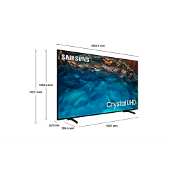 85 in. Smart TV - T8000 Series Samsung-UN85AU-BU8000