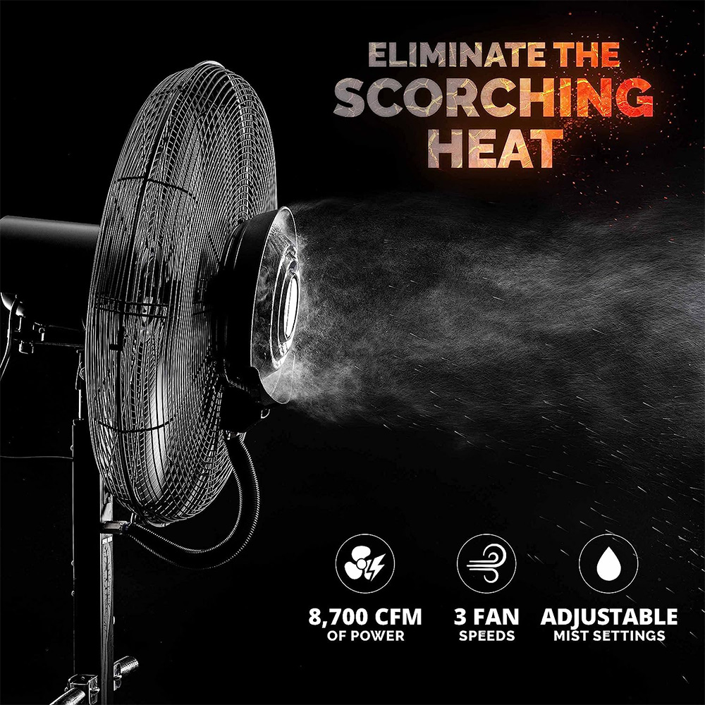 26 in Misting Standing Fan Windy-WMS-26 | Carisol [Jamaica]