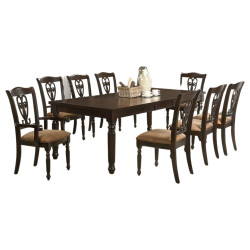 9 Piece LUXUARY DINING SET Imperial-IMPERIAL-SAFFRON