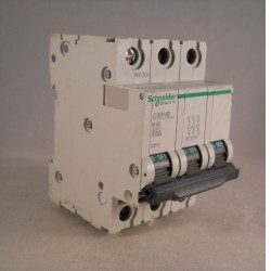 63 Amps Triple Pole Breaker Schneider Electric-Electrical Plug In 220V PVC TPB63A