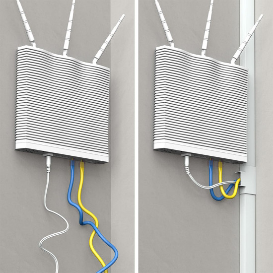 10 mm x 10 mm Raceway Trunking Carisol-Electrical 1/4 x 1/4 x 10 White