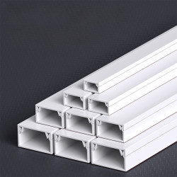 50 mm x 50 mm Raceway Trunking Carisol-Electrical 2 x 2 x 10 White