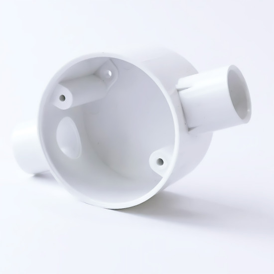 20 mm Through Way Besa Box Carisol-Electrical 3/4 x 2 WAY TRU PVC BBox