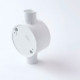 20 mm Through Way Besa Box Carisol-Electrical 3/4 x 2 WAY TRU PVC BBox