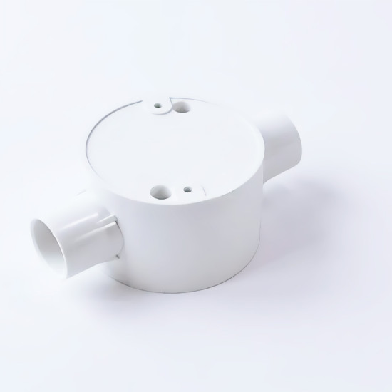 20 mm Through Way Besa Box Carisol-Electrical 3/4 x 2 WAY TRU PVC BBox