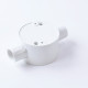 20 mm Through Way Besa Box Carisol-Electrical 3/4 x 2 WAY TRU PVC BBox