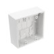 50 mm x 50 mm PVC Wall Switch Box Carisol-Electrical 2 x 2 Surface Mount White