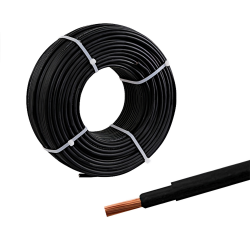 10 mm Insulated Single Wire Black Carisol-Electrical 330 ft. x 10mm AC Black per ft.