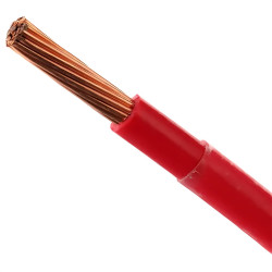 10 mm Insulated Single Wire Red Carisol-Electrical 330 ft. x 10mm AC Red per ft.