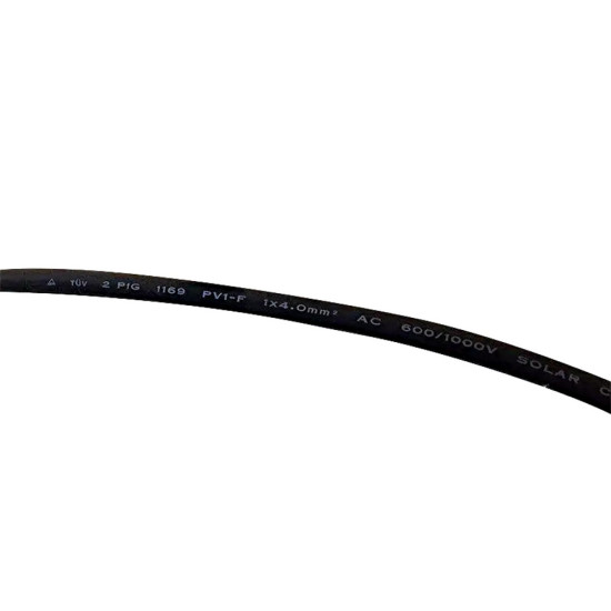 16 mm Insulated Single Wire Black Carisol-Electrical 330 ft. x 16mm AC Black per ft.