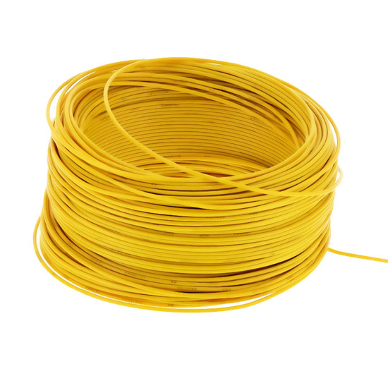 16 mm Insulated Single Wire Yellow Carisol-Electrical 330 ft. x 16mm AC Yellow per ft.