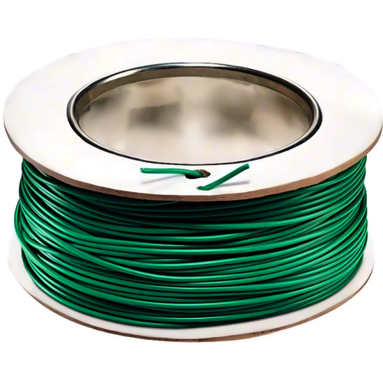 2.5 mm Insulated Single Wire Green Carisol-Electrical 330 ft. x 2.5mm AC Green per ft.