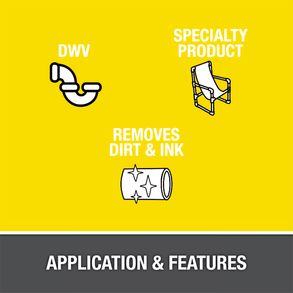 4 oz. PVC Pipe Cleaner Clear, Tangit Carisol [Jamaica]