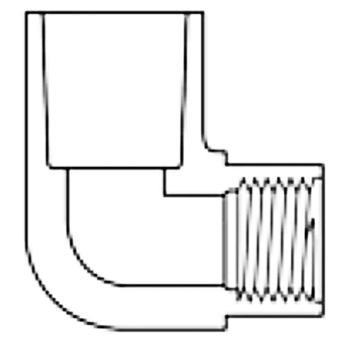 1/2 in. CPVC Elbow Slip x Thread 90Degree Carisol-Plumbing 1-2 in. CPVC ...