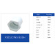  3/4 - 1/2 inch PVC Reducing Bushing