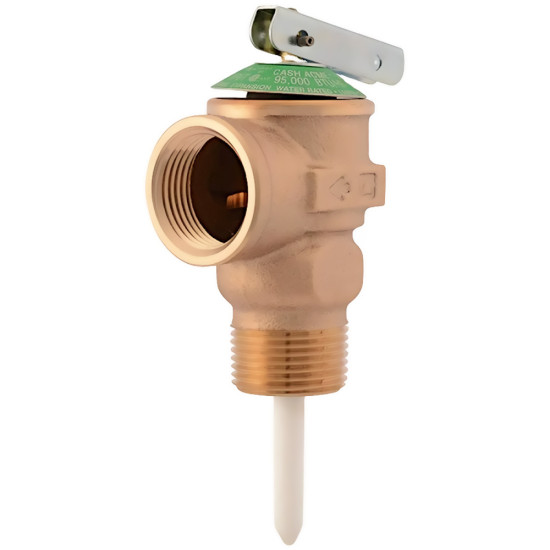 1/2 in. Temperature and Pressure Relief Valve Carisol-Plumbing TPV 1-2in 0.7MPA 90D