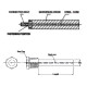 1 in. Magnesium Anode Rod Carisol-Plumbing 0.840 in. Mag. Rod.